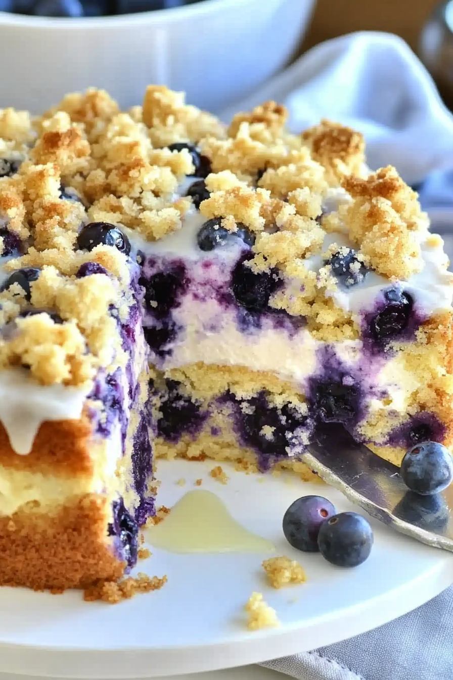 Blueberry Cheesecake Crumb Cake Recipe Delicious Blueberry Cheesecake Crumb Cake
