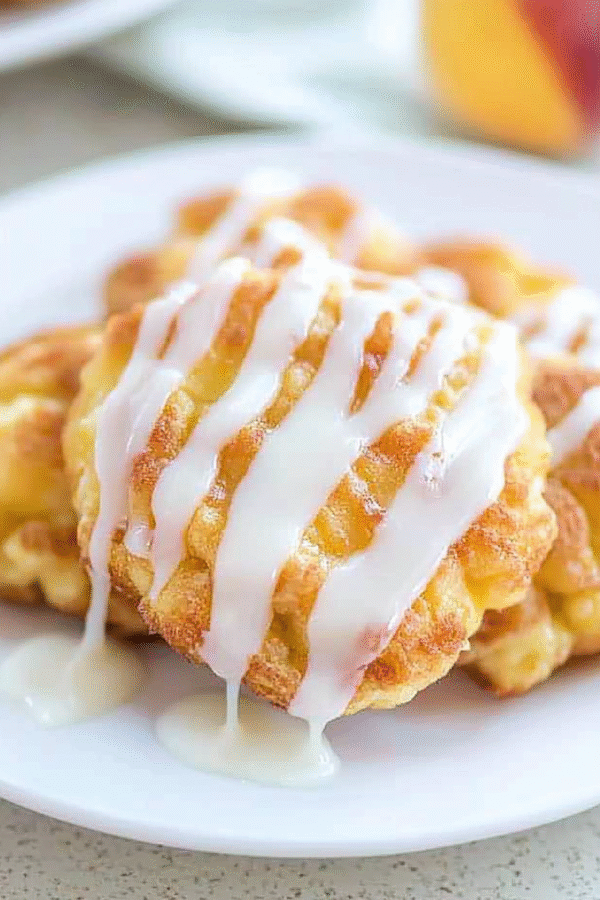 Delicious Fresh Peach Fritters