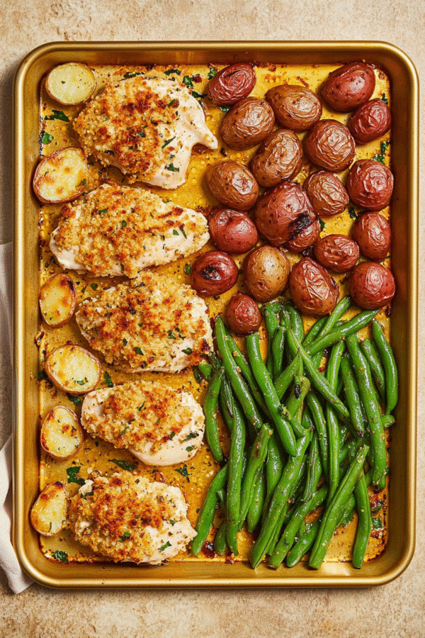 Delicious Parmesan Crusted Chicken