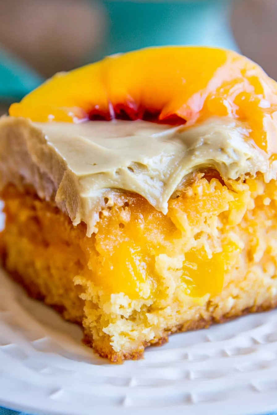 Peach Cake Recipe Delicious Peach Cake