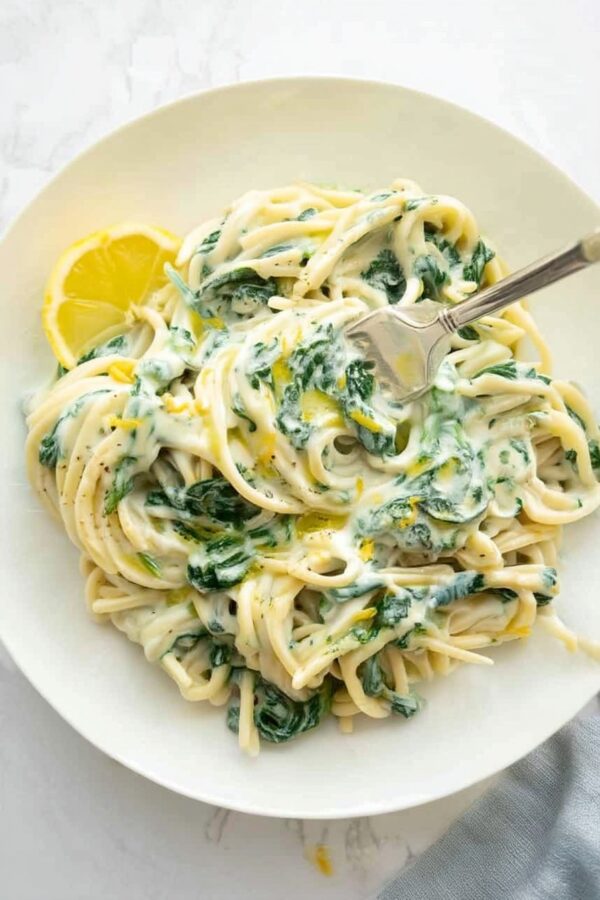 Delicious LEMON RICOTTA PASTA