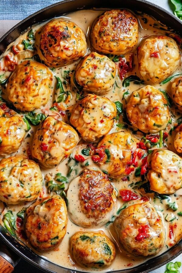 Delicious Spinach Turkey Meatballs