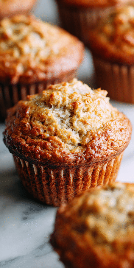 Banana Coconut Muffins served warm with cozy spices