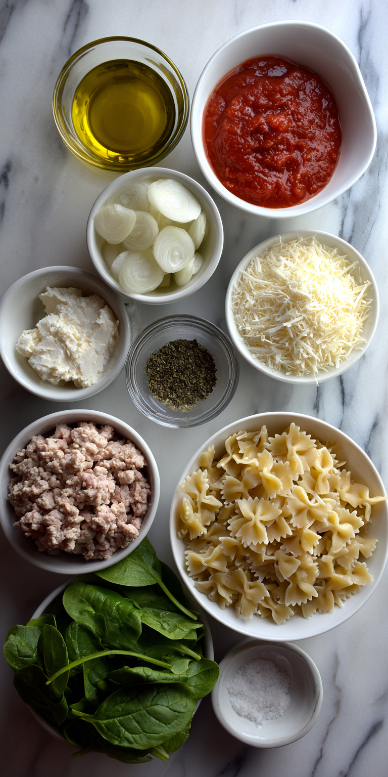 Bow Tie Pasta Family Lasagna Soup served warm with cozy spices