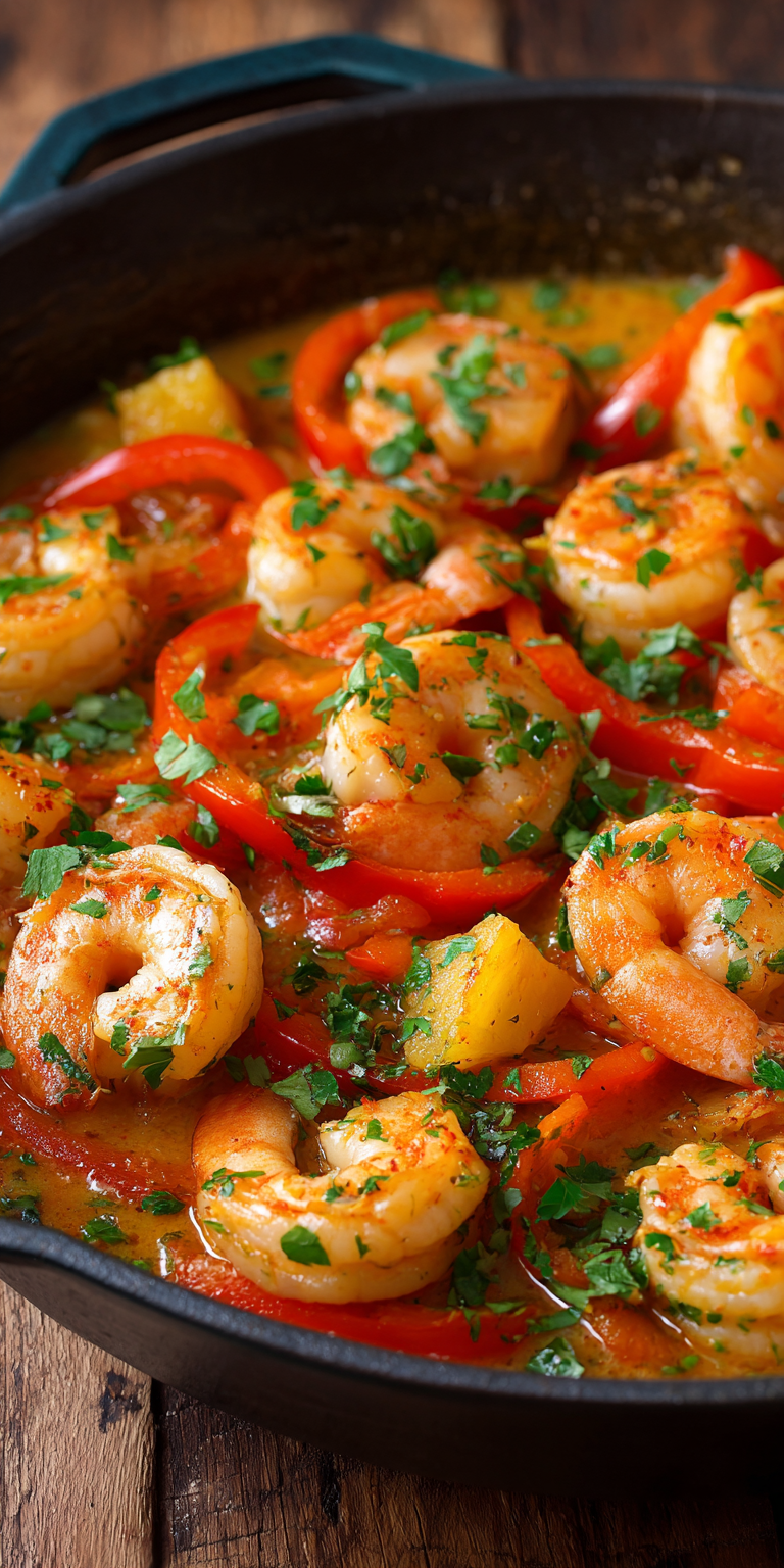 Coconut Curry Shrimp Scampi Recipe