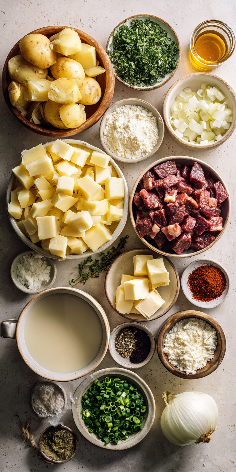 Cowboy Beef & Potato Casserole – Perfect for Busy Nights served warm with cozy spices