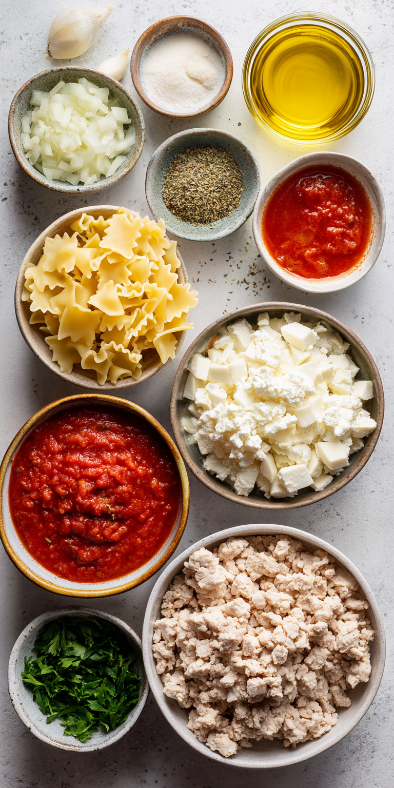 Creamy Chicken Lasagna Soup – A Family Favorite served warm with cozy spices