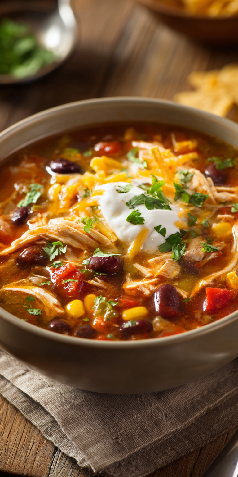 A bowl of easy creamy lasagna soup with rich, cheesy flavors