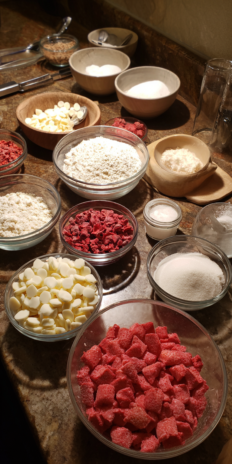Fluffy Strawberry Shortcake Puppy Chow: Dreamy Dessert Mix! served warm with cozy spices