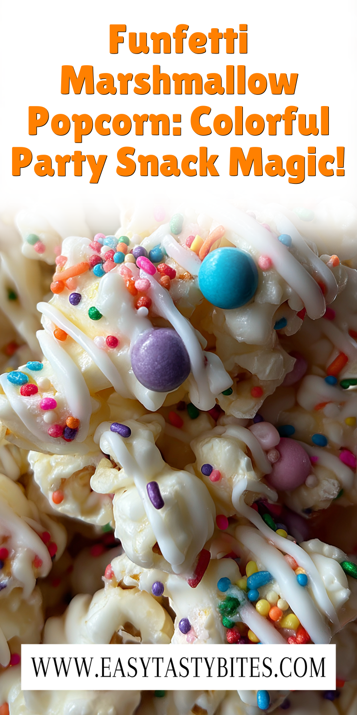 Funfetti Marshmallow Popcorn: Colorful Party Snack Magic! served warm with cozy spices