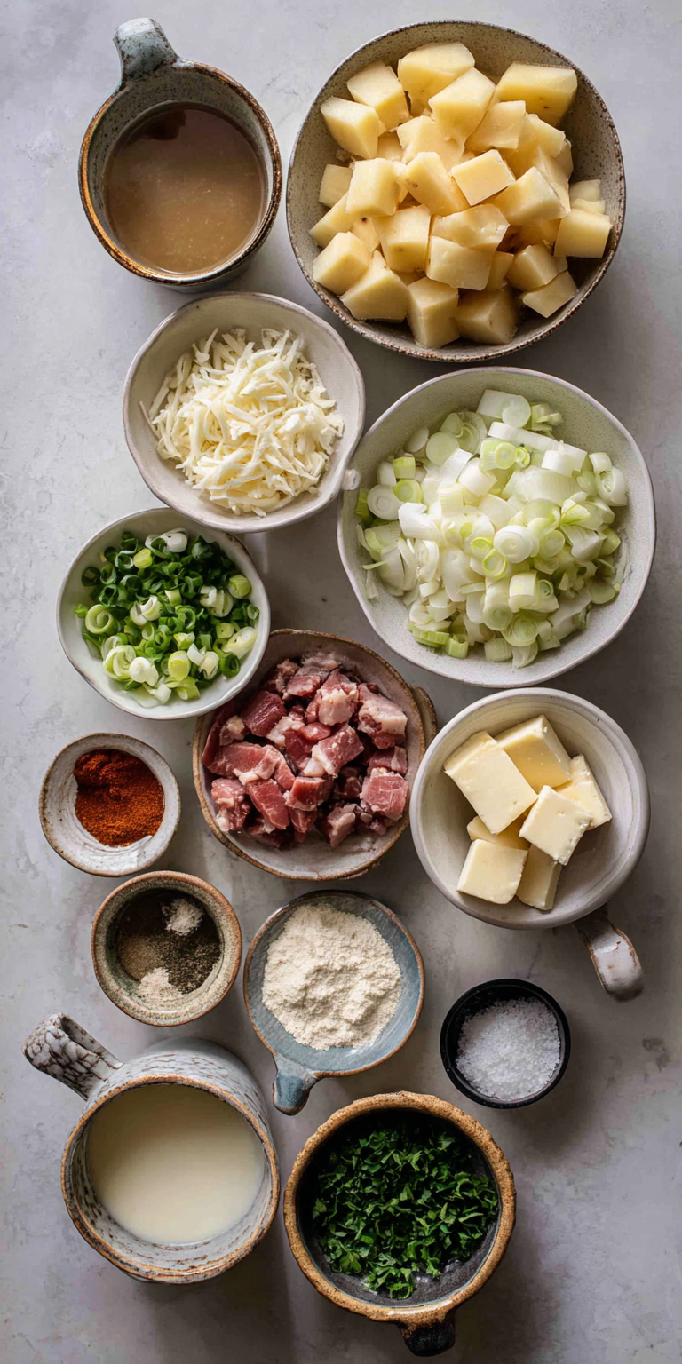 Grandma’s Favorite Potato Soup – Modern Comfort Twist served warm with cozy spices