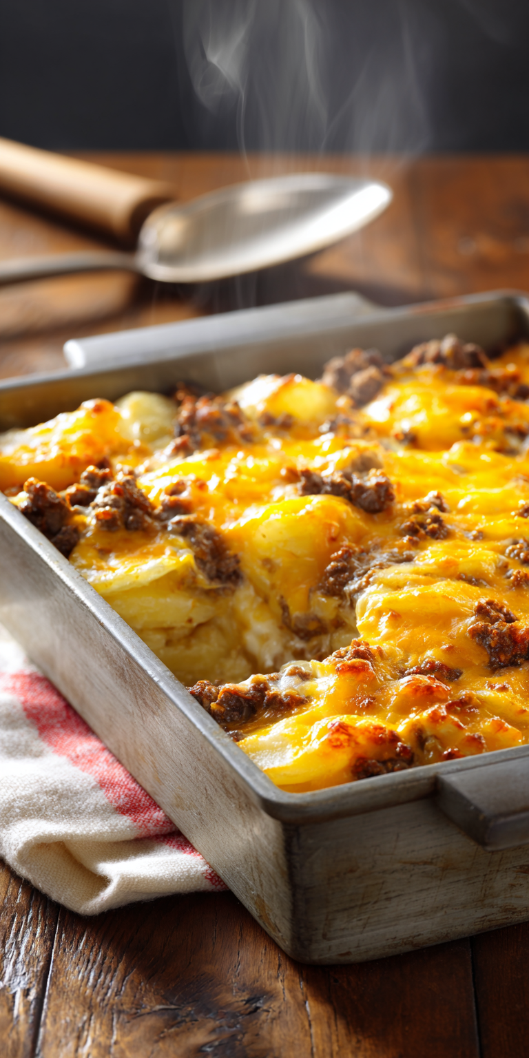 Hobo Casserole with Ground Beef & Hearty Potatoes Recipe