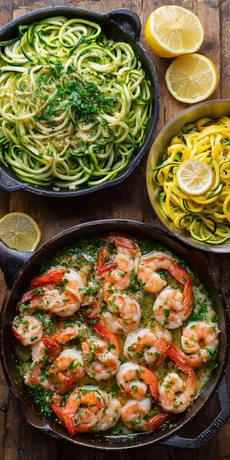 Low-Carb Zoodle Shrimp Scampi – Guilt-Free Bliss Recipe
