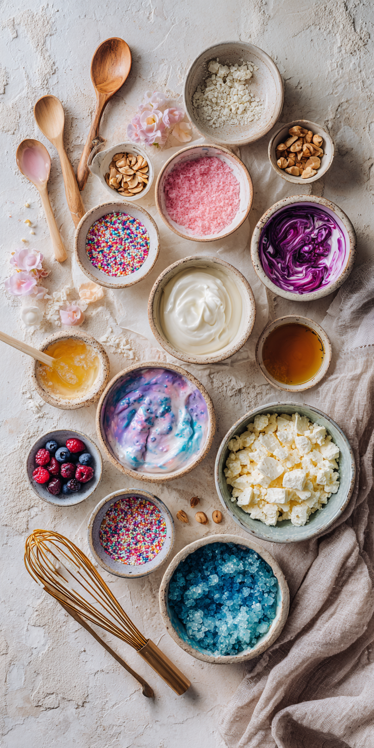 Magical Unicorn Yogurt Bark: Colorful Frozen Fun for Toddlers! served warm with cozy spices