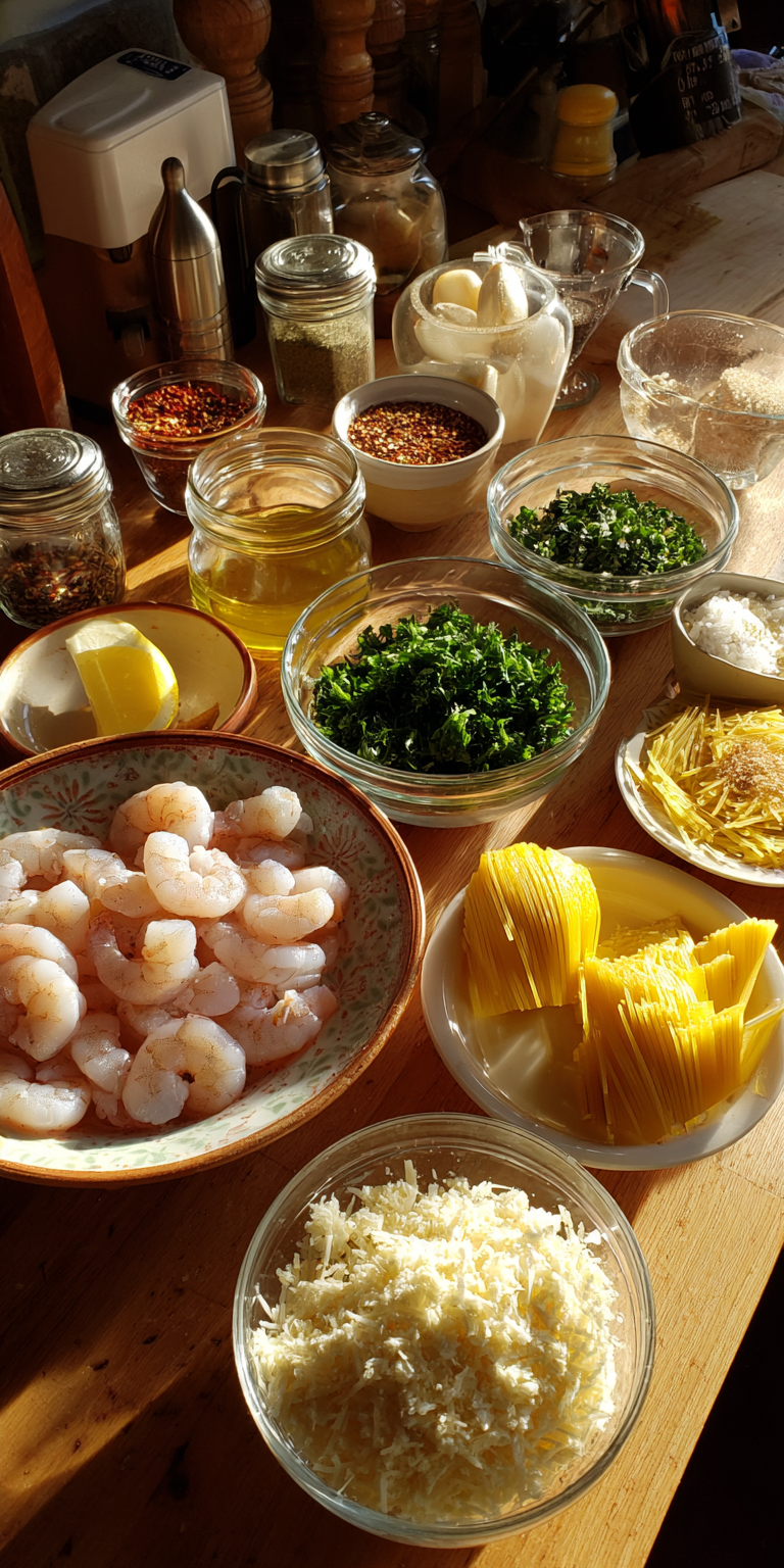 One-Pan Garlic Shrimp Scampi – Zero Cleanup! served warm with cozy spices