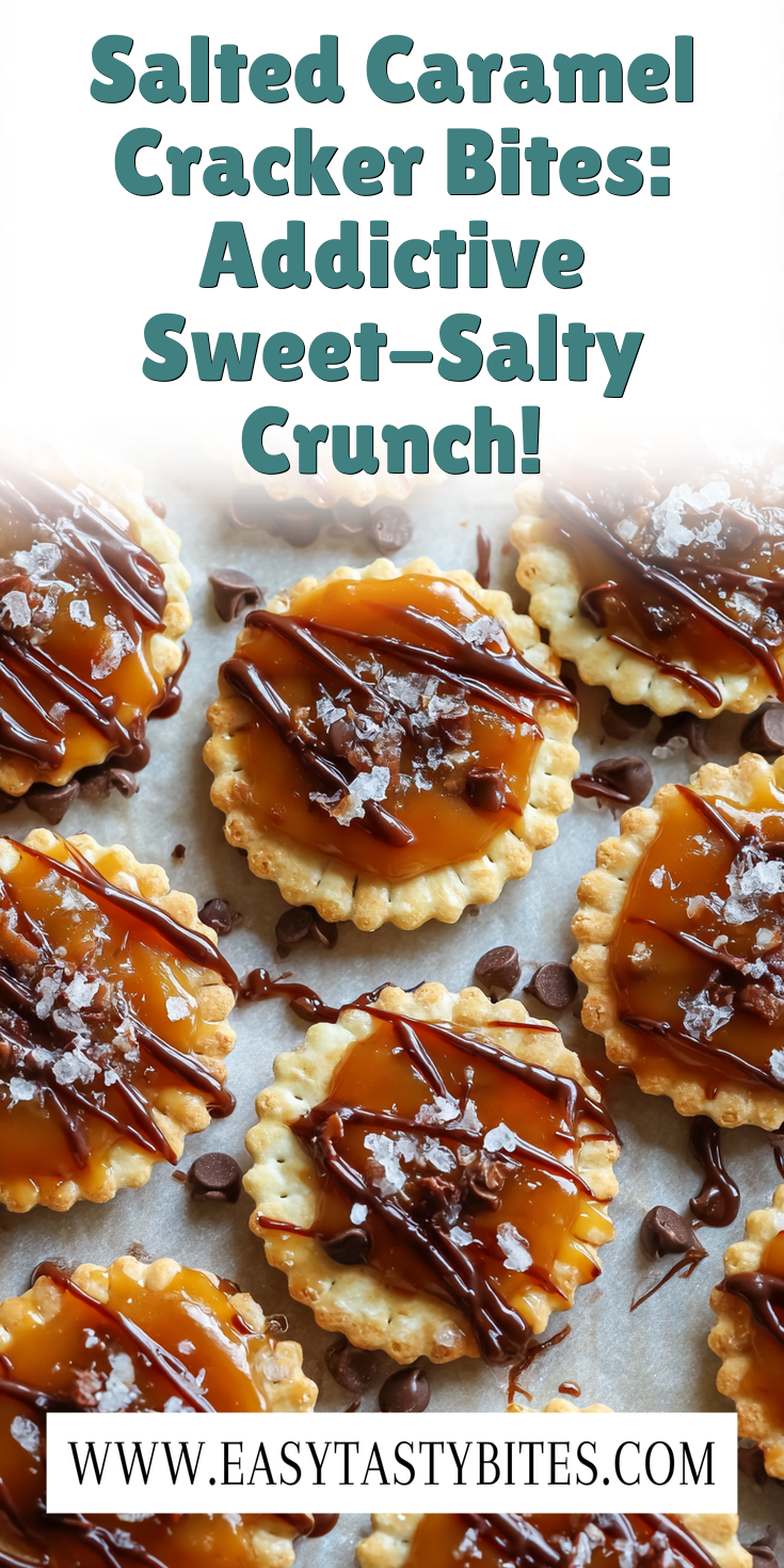 Salted Caramel Cracker Bites: Addictive Sweet-Salty Crunch! served warm with cozy spices