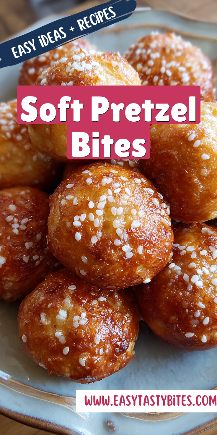 Soft Pretzel Bites served warm with cozy spices