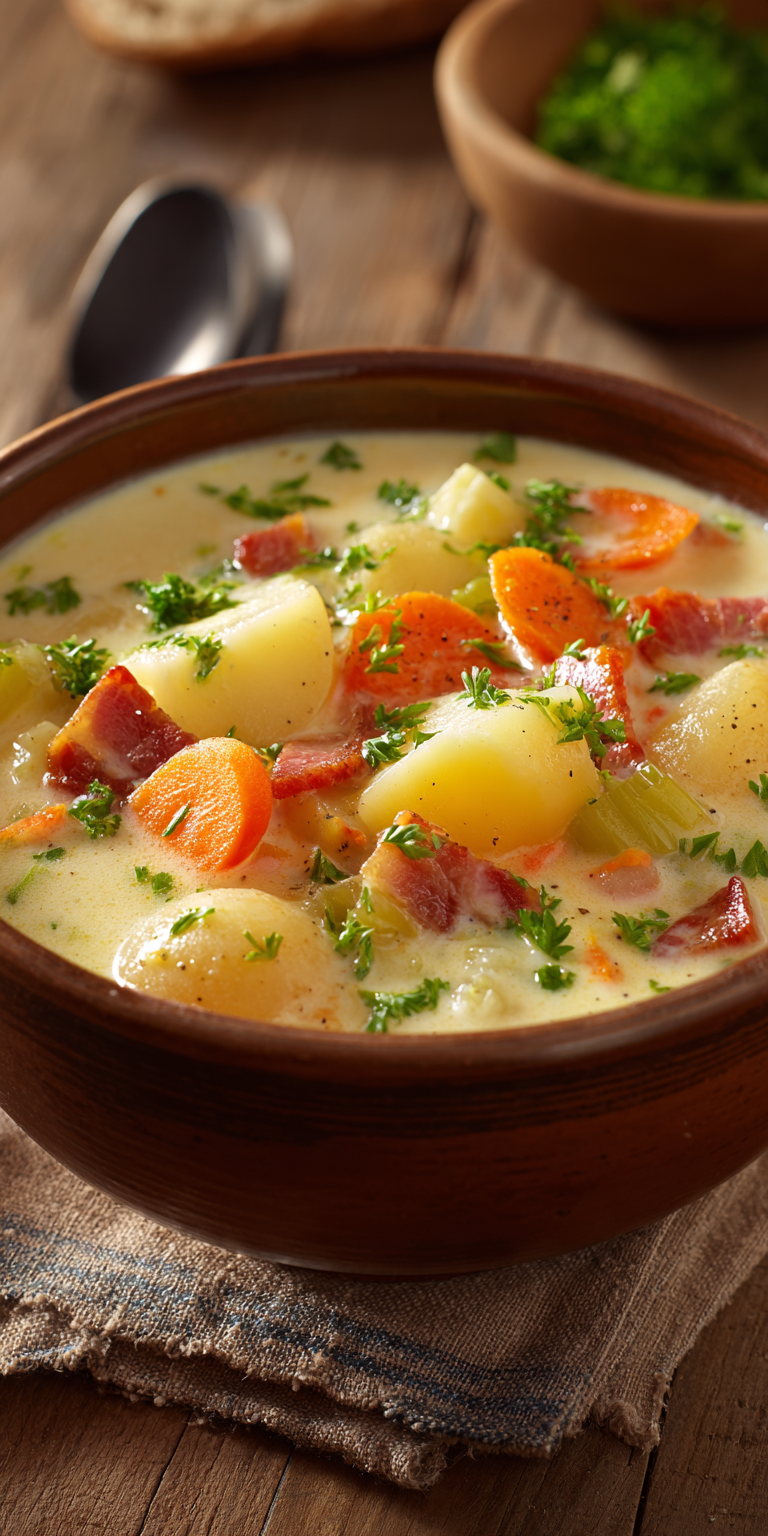 Traditional German Kartoffelsuppe – Hearty Winter Soup Recipe