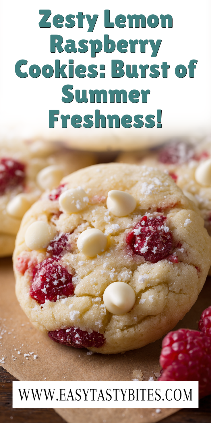 Zesty Lemon Raspberry Cookies: Burst of Summer Freshness! served warm with cozy spices