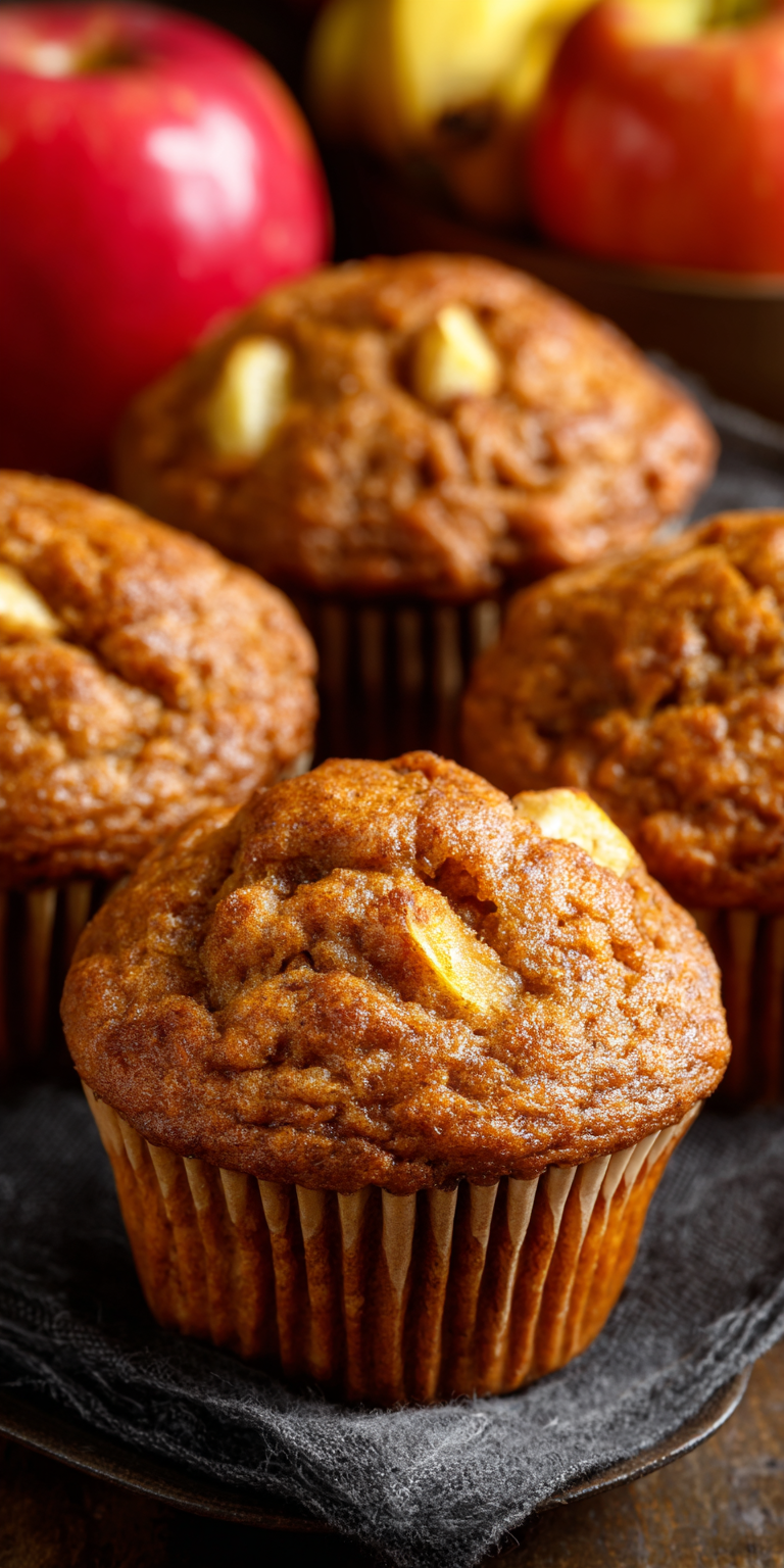 Apple Cinnamon Banana Muffins Recipe