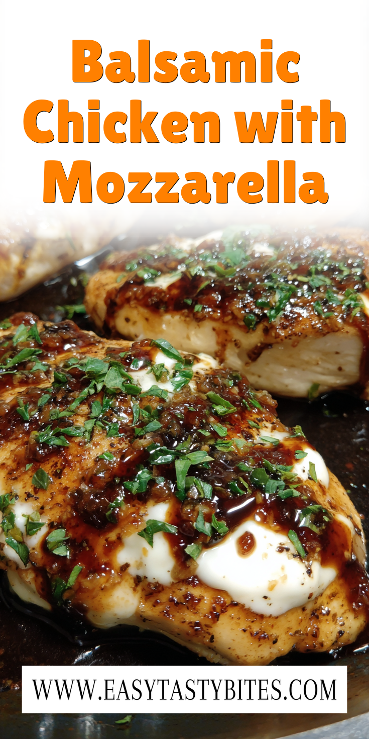 Balsamic Chicken with Mozzarella served warm with cozy spices