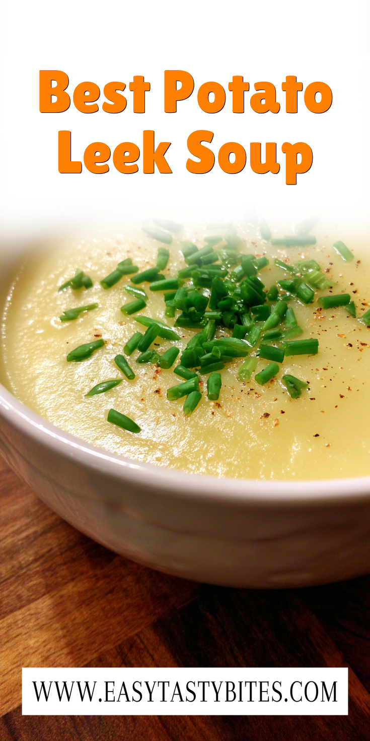 Best Potato Leek Soup served warm with cozy spices