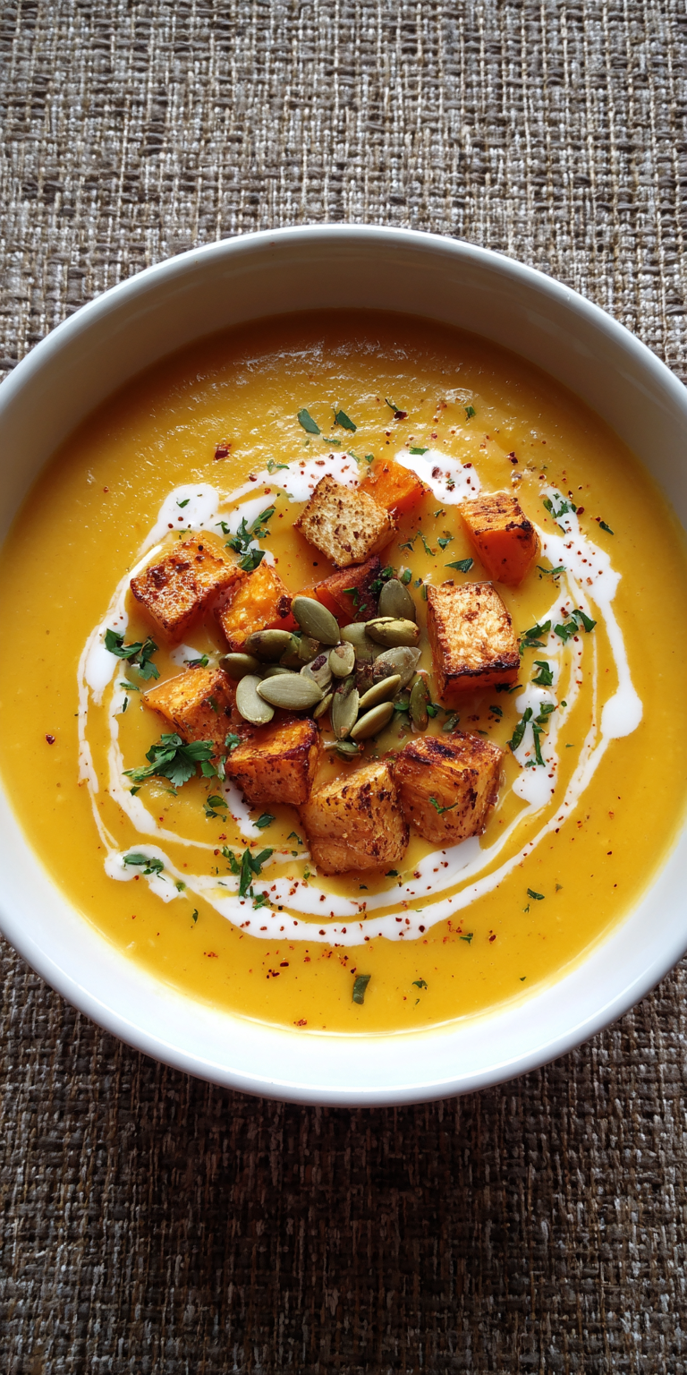 Healthy Sweet Potato Soup Recipe