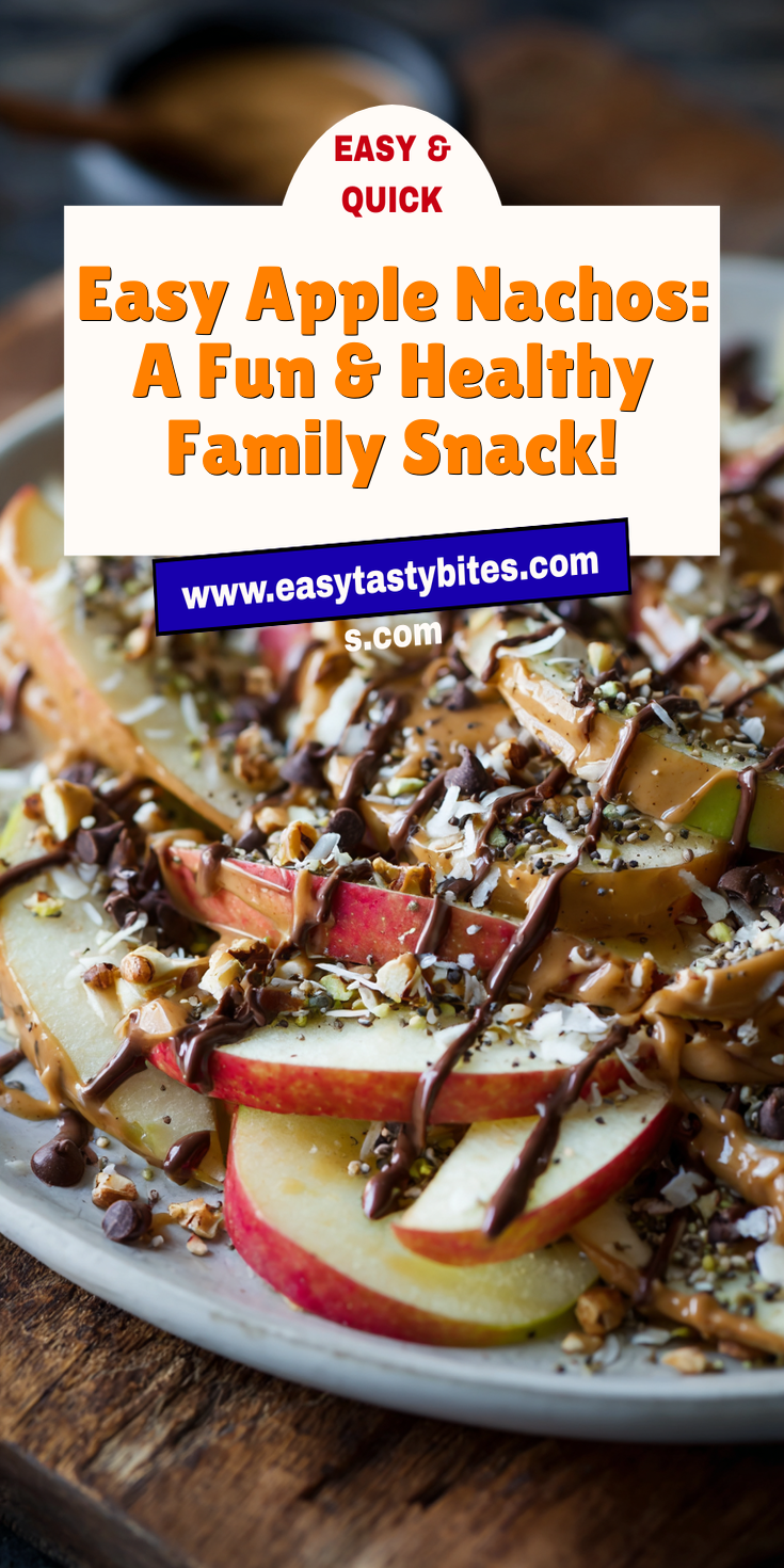 Easy Apple Nachos: A Fun & Healthy Family Snack! served warm with cozy spices