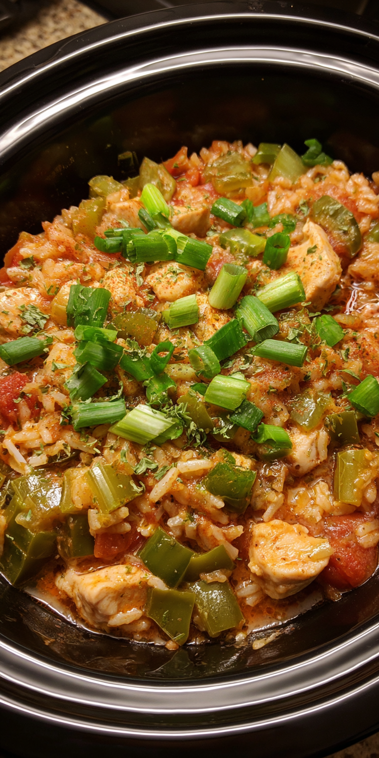 Slow Cooker Chicken Jambalaya Recipe