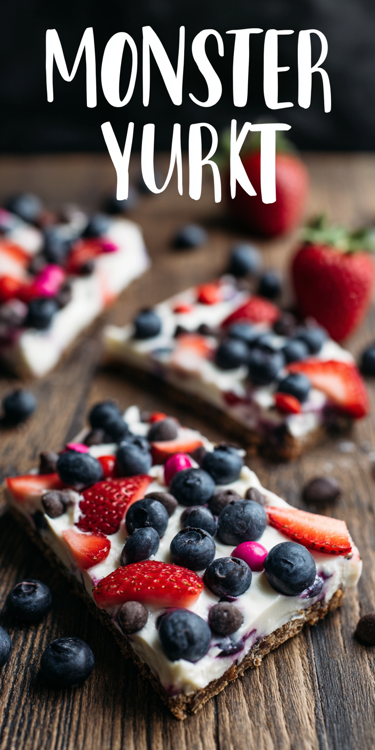 Monster Yogurt Bark Recipe