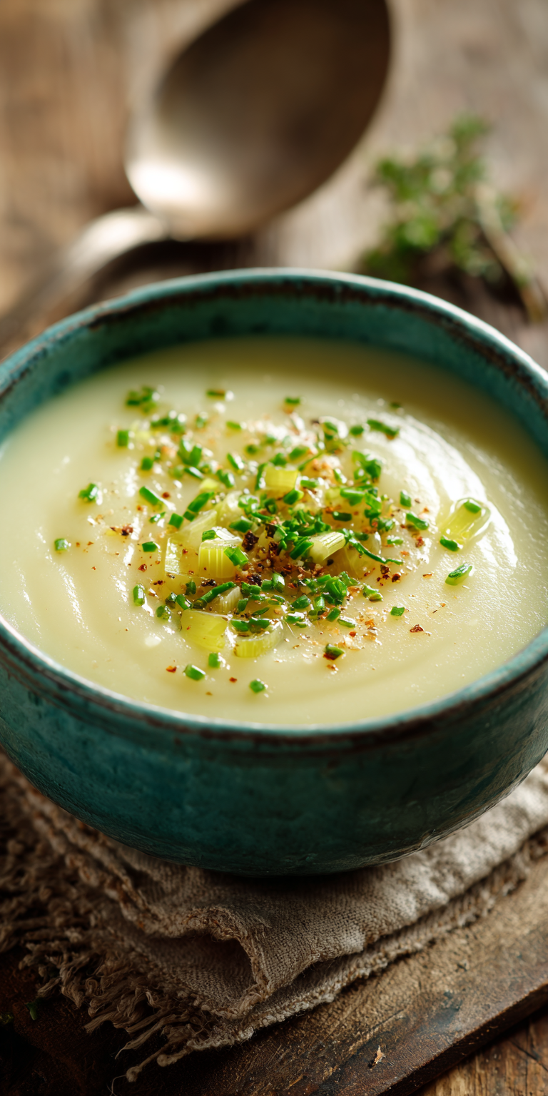 Vegan Potato Leek Soup Recipe