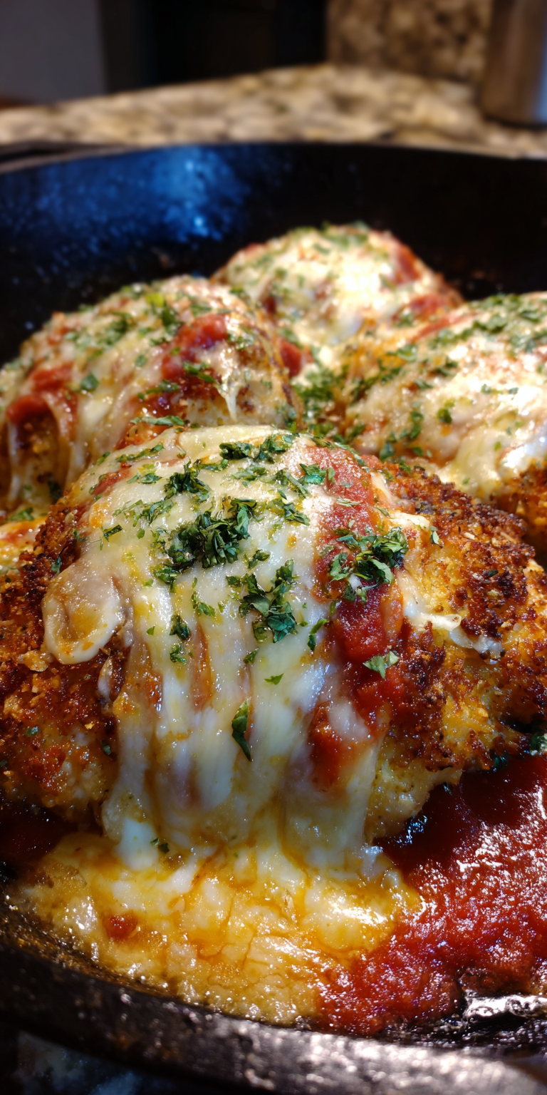 Melty Mozzarella & Marinara Panko Chicken Recipe