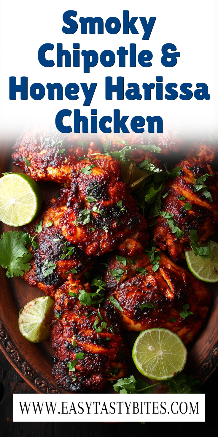 Smoky Chipotle & Honey Harissa Chicken served warm with cozy spices