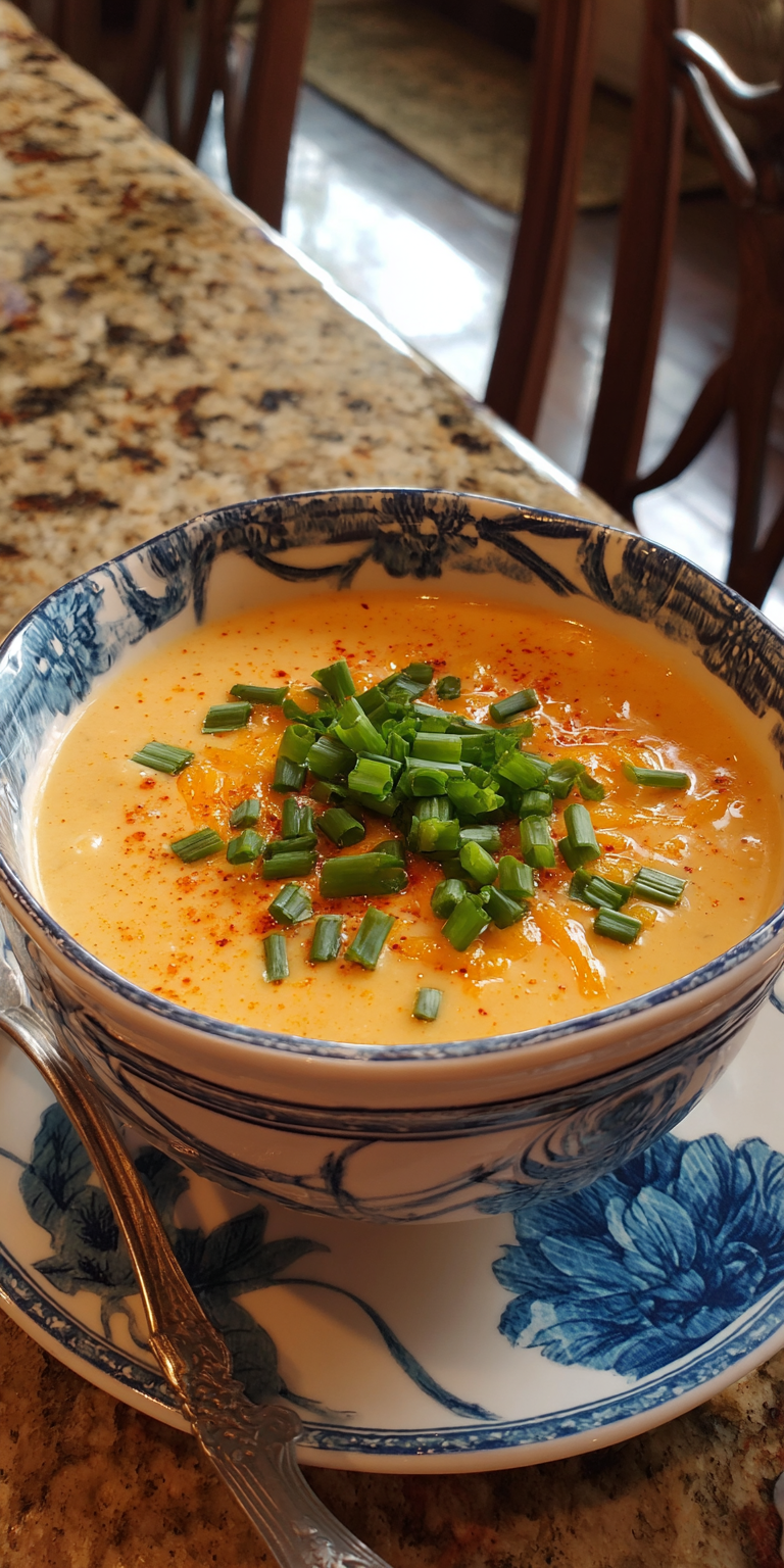 Zesty Sour Cream & Chive Cajun Potato Soup Recipe