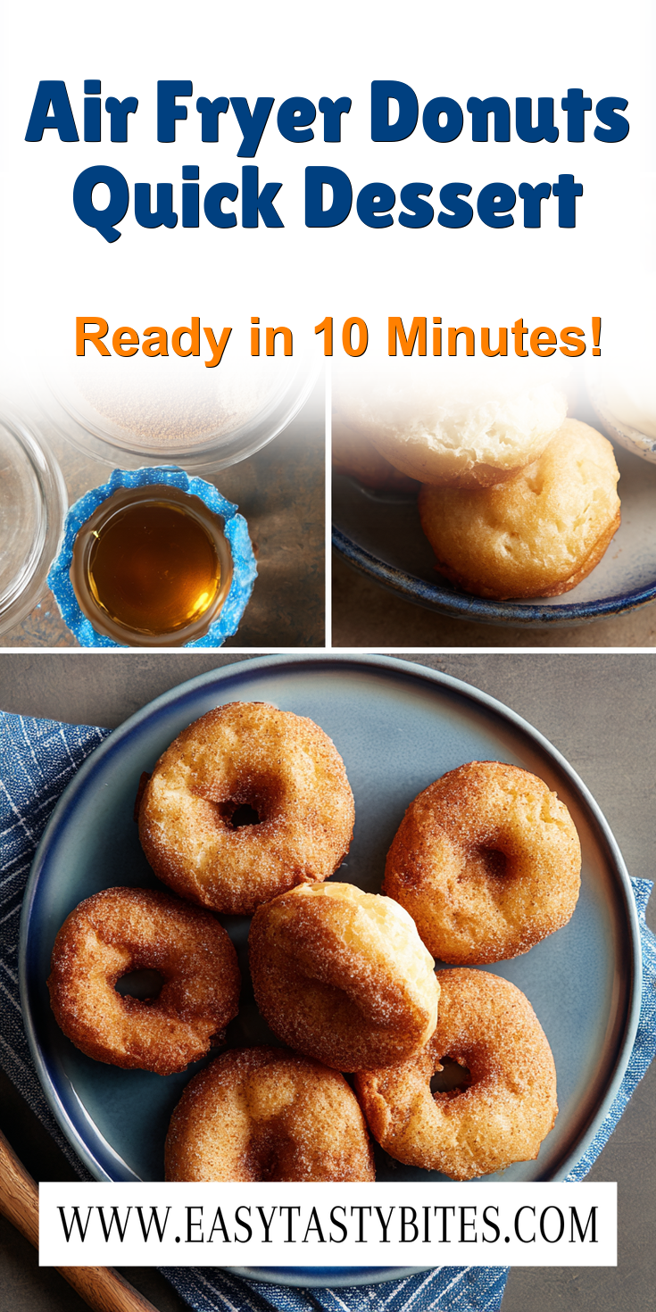 Air Fryer Donuts Quick Dessert served warm with cozy spices
