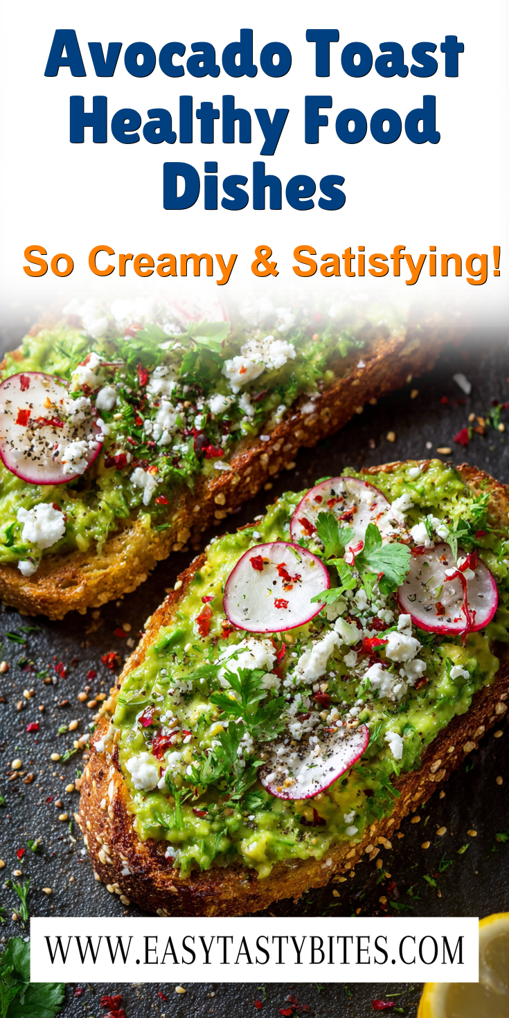 Avocado Toast Healthy Food Dishes served warm with cozy spices
