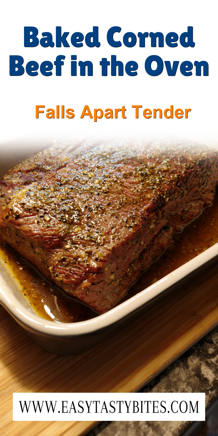 Baked Corned Beef in the Oven served warm with cozy spices