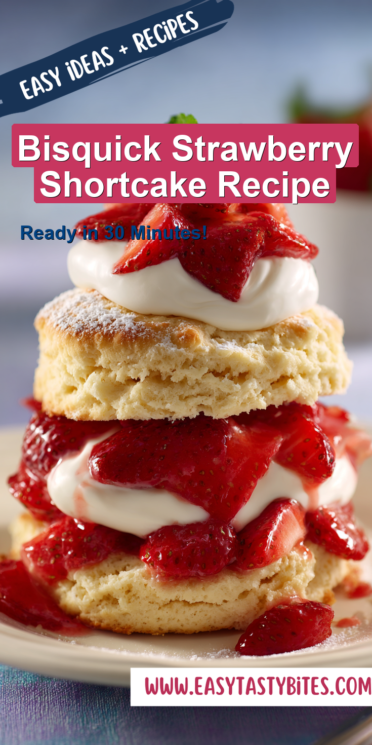 Bisquick Strawberry Shortcake Recipe served warm with cozy spices