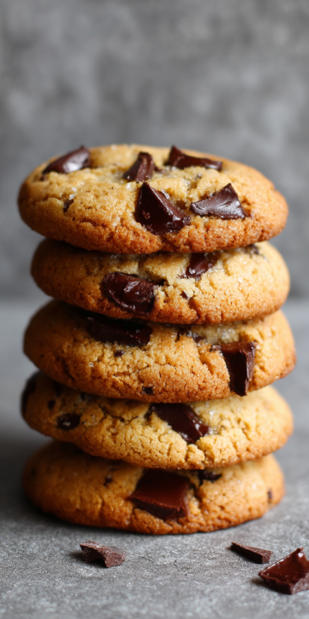 Brown Butter Chocolate Chip Cookies served warm with cozy spices