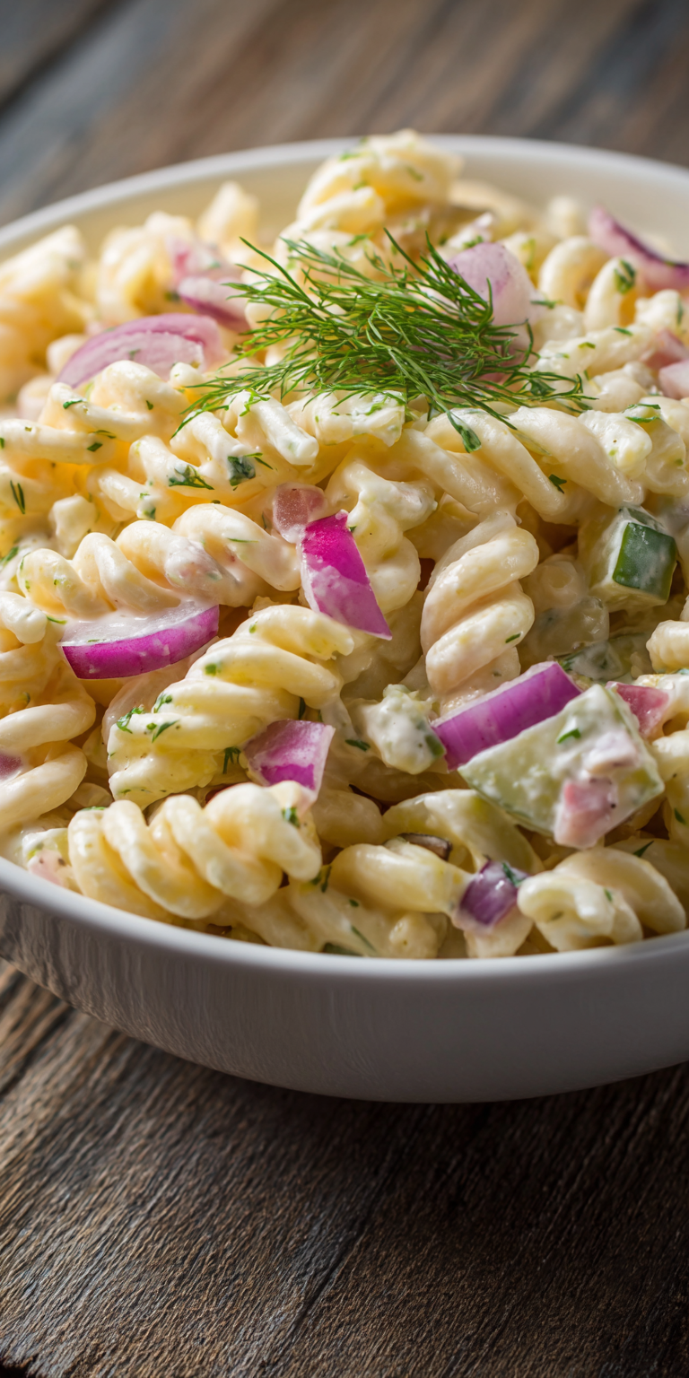 Buffalo Chicken Pasta Salad 30 Minute Meals served warm with cozy spices