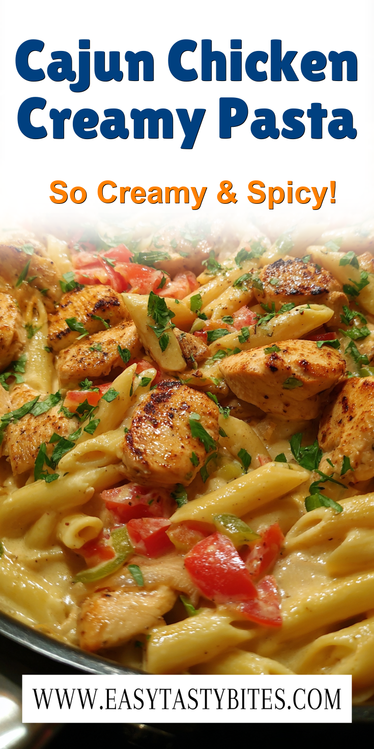 Cajun Chicken Creamy Pasta served warm with cozy spices
