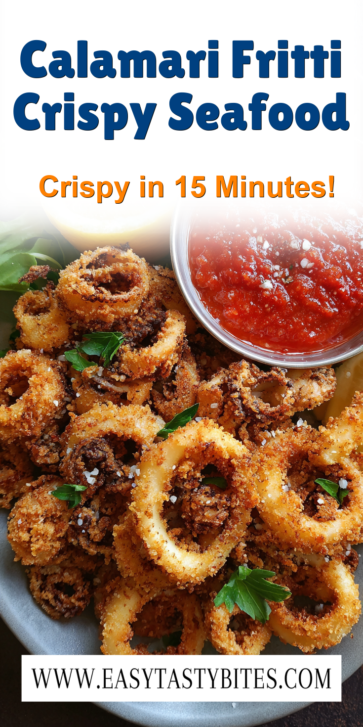 Calamari Fritti Crispy Seafood served warm with cozy spices