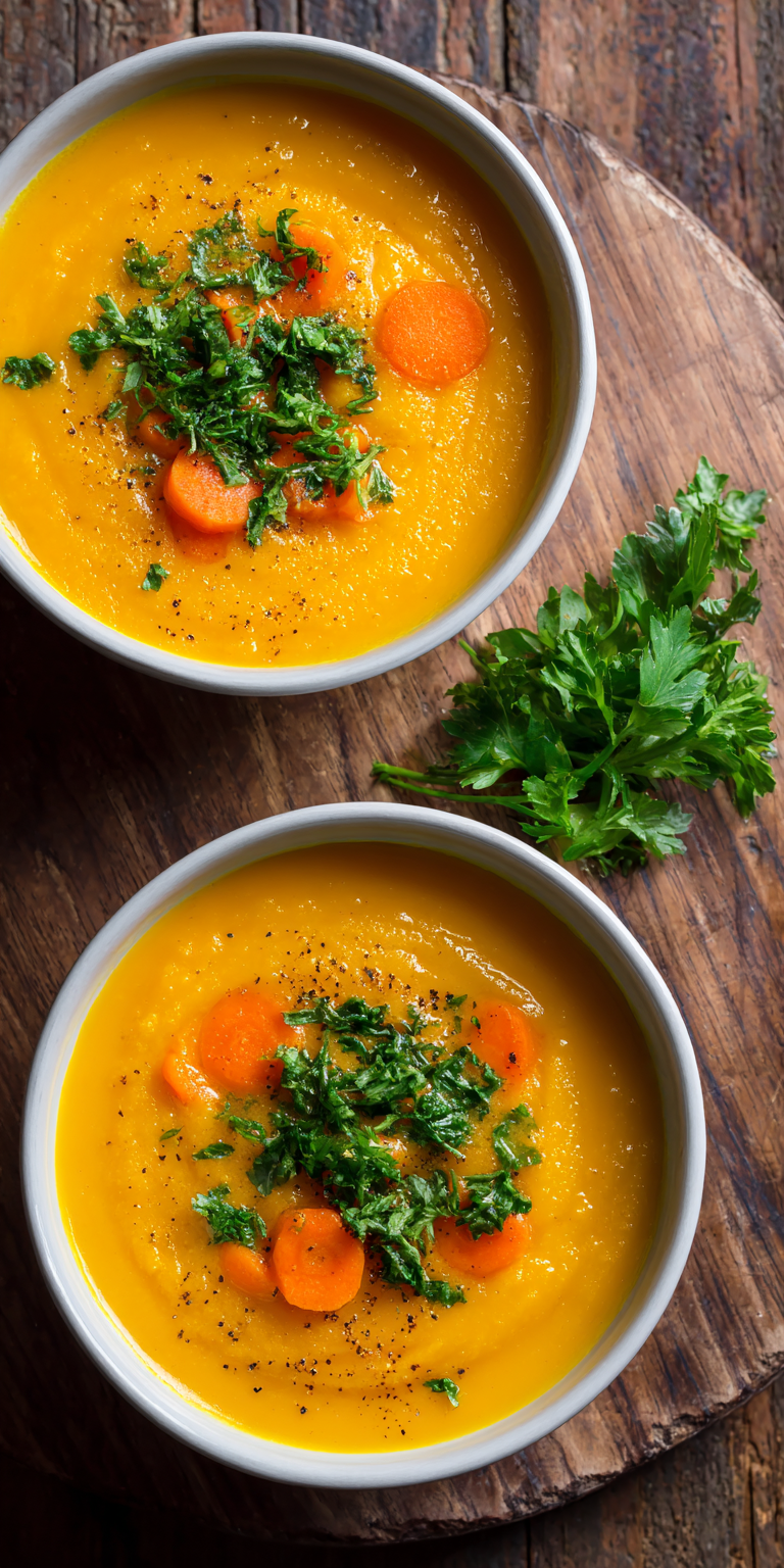 Carrot Sweet Potato Soup Recipe