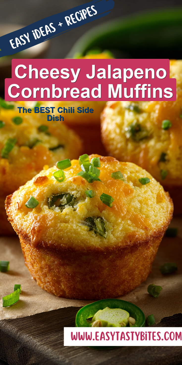Cheesy Jalapeno Cornbread Muffins served warm with cozy spices