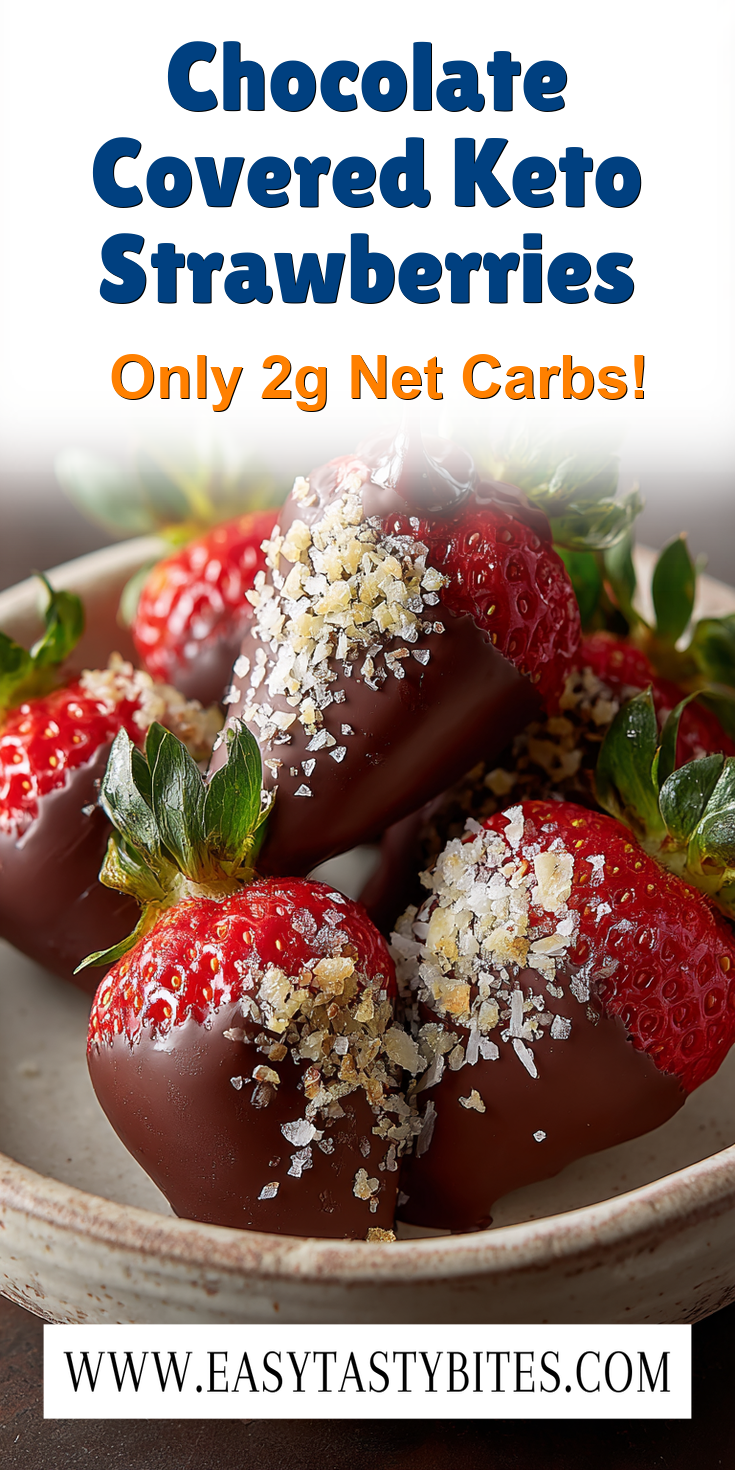 Chocolate Covered Keto Strawberries served warm with cozy spices