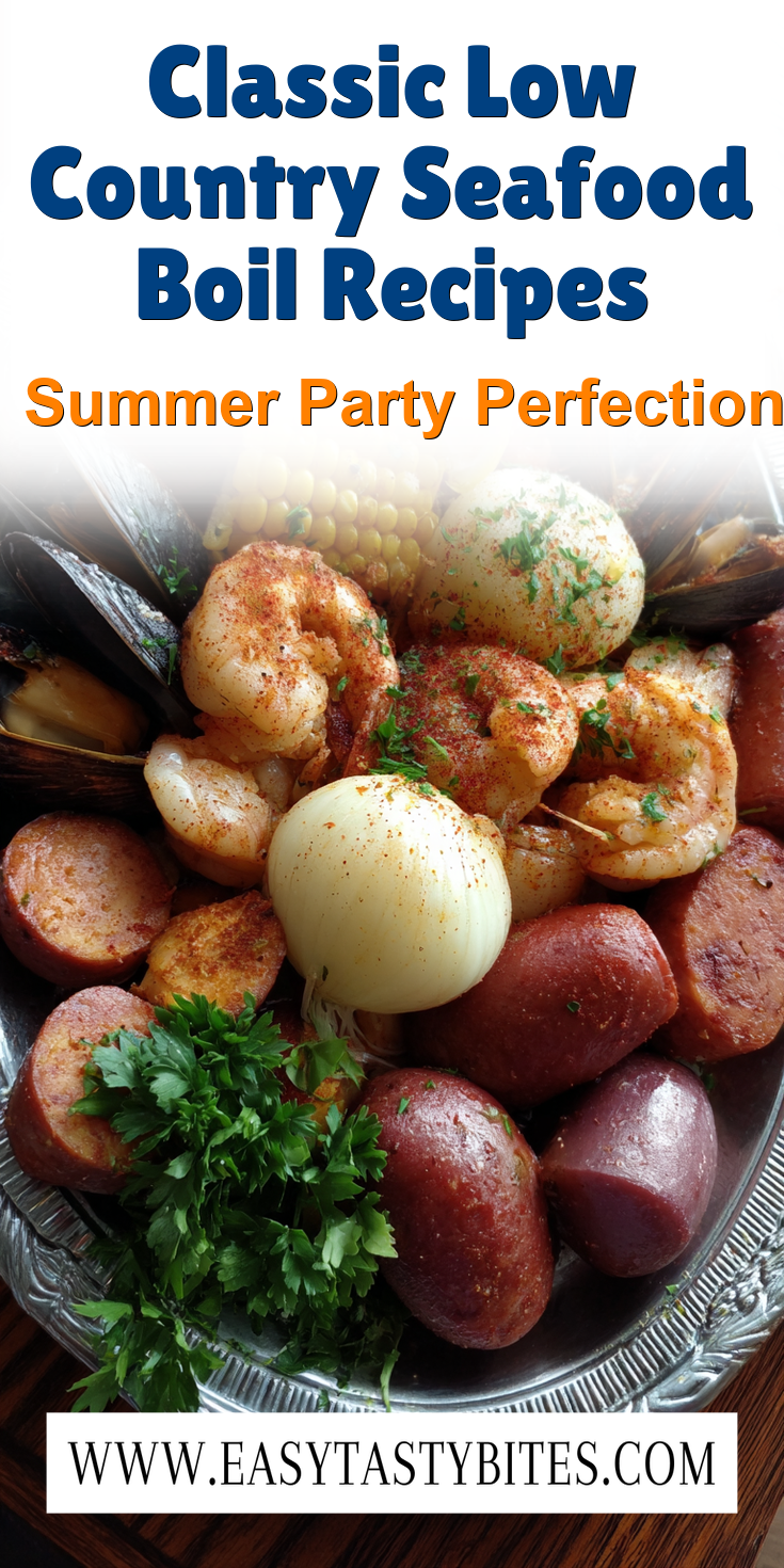 Classic Low Country Seafood Boil Recipes served warm with cozy spices