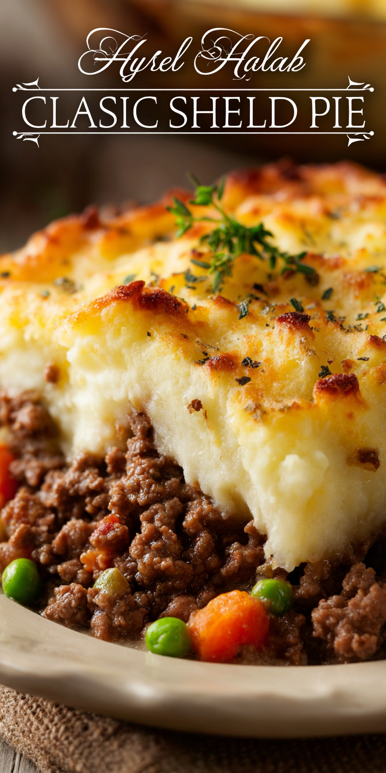 Classic Shepherd's Pie Easy Dinner Ideas served warm with cozy spices