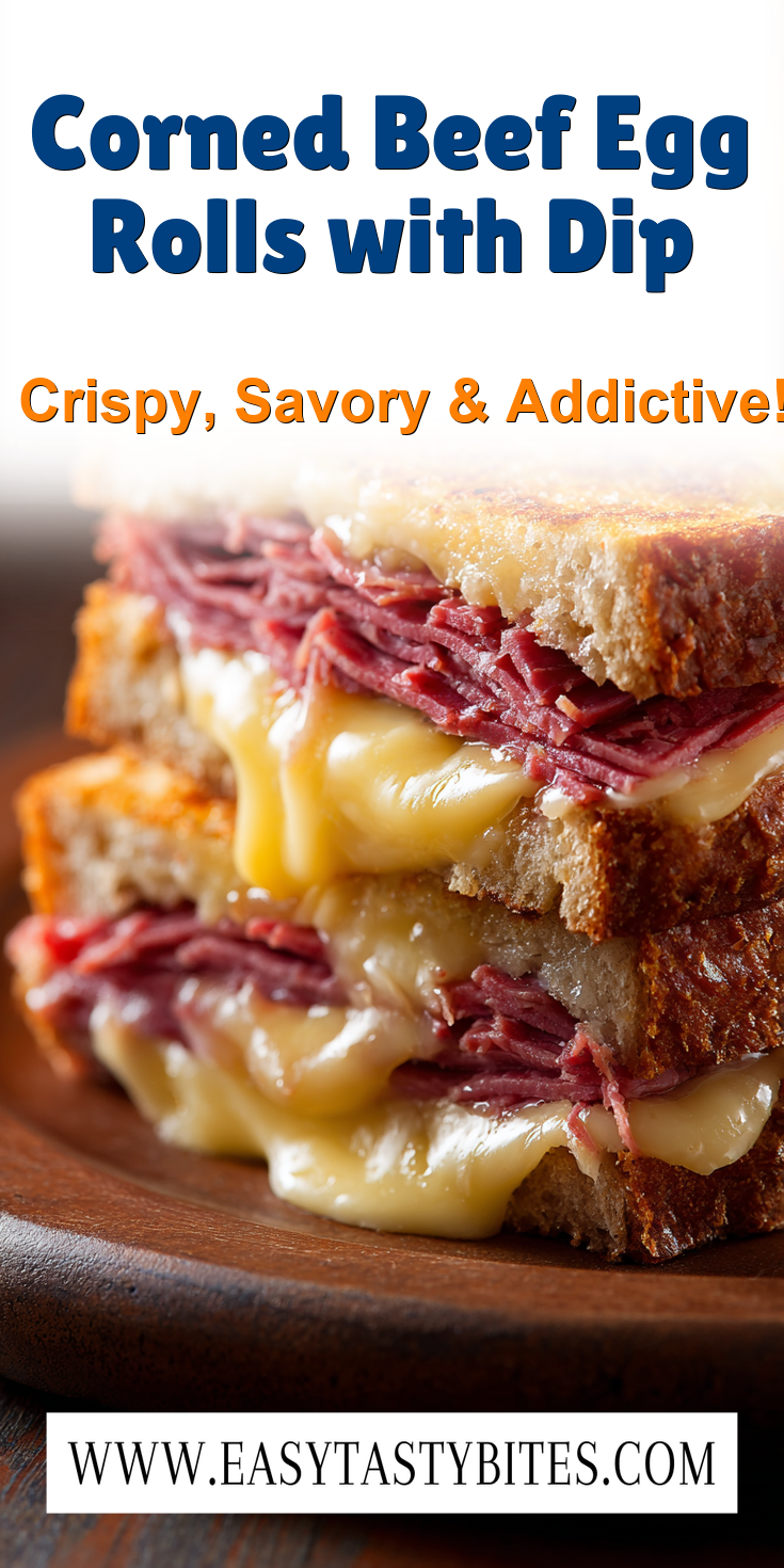 Corned Beef Egg Rolls with Dip served warm with cozy spices