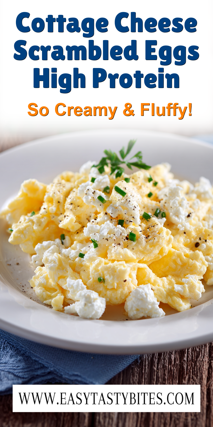 Cottage Cheese Scrambled Eggs High Protein served warm with cozy spices