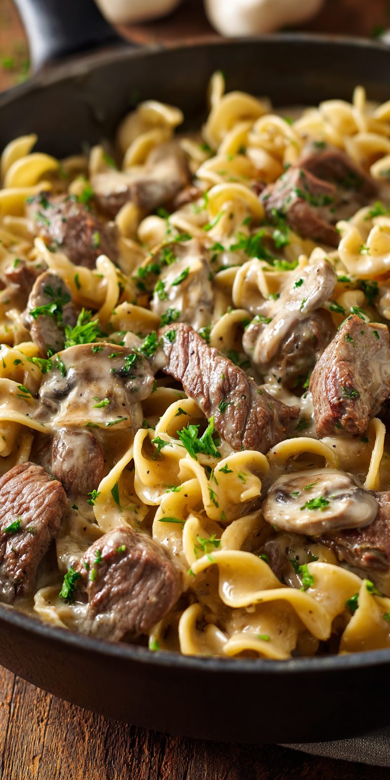 Creamy Beef Stroganoff Easy Dinner Ideas Recipe